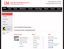 Tablet Screenshot of laurencemechanical.com